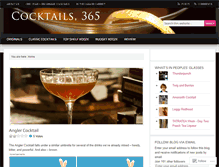 Tablet Screenshot of cocktails365.net